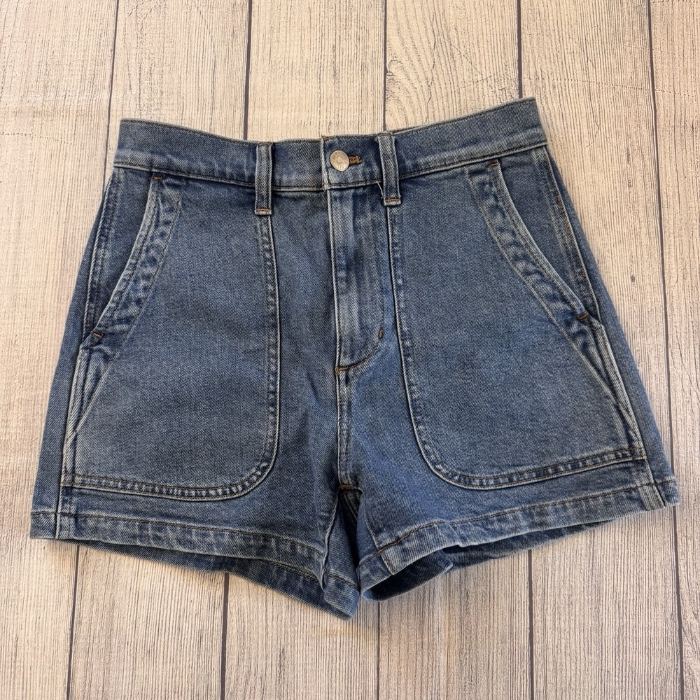 Madewell The Perfect Vintage Fatigue Jean Short Tencel‎ Denim Edition Size 24